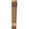 Ekena Millwork Traditional Slat Smooth Bracket, Western Red Cedar, 3 1/2"W x 16"D x 20"H BKT04X16X20TRA06SWR - alternate 4